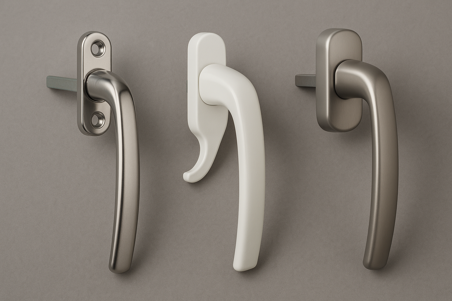 Complete Guide to Window Handles - Types of window handles which is right for upvc aluminium and timber