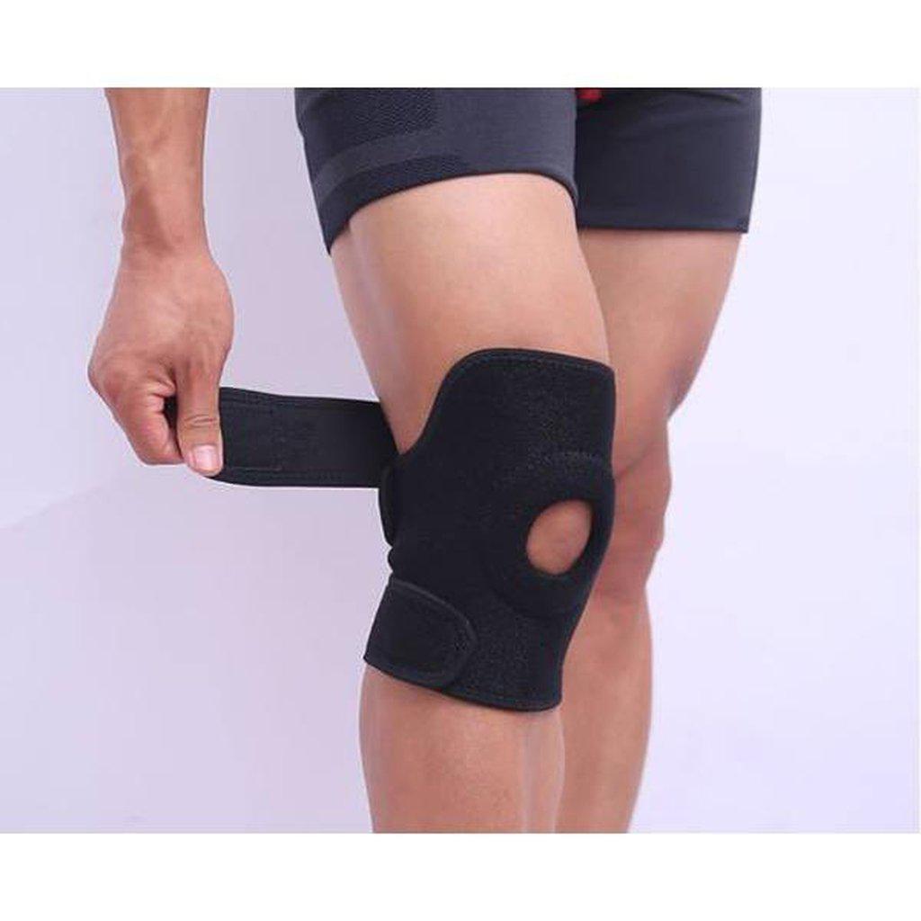 Knee Support, Adjustable Fit - Cushioned Open Patella Ring
